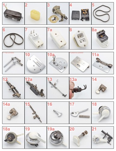 Pfaff 260 sewing machine parts - 260,